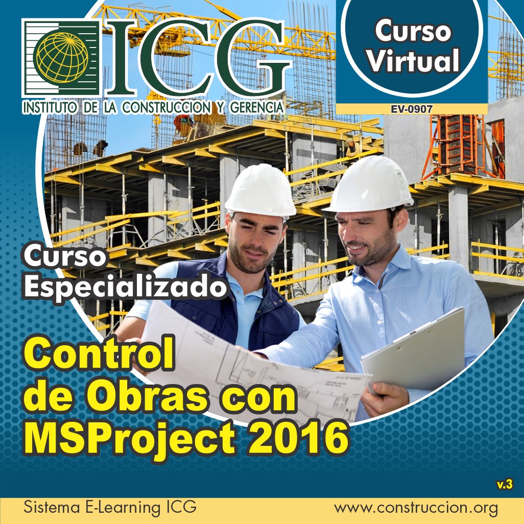 ConstruccionICG's tweet image. 📌 ¿Quieres aprender a gestionar cambios de costos y plazos en proyectos viales? ¡Te esperamos en nuestro Curso Virtual Control de Obras con MSProject 2016

✔ Incluye:
• Certificado por 24 horas lectivas.
• Libro PT-37 &quot;Control de Obras MSProject&quot;

✅bit.ly/3CaQe7W
