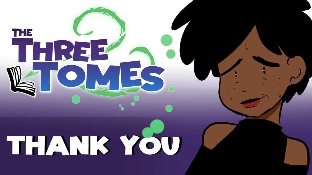 because it's been a month since the release of The Three Tomes... I made a quick lil video about it. And uhh...  I cried a little but I just wanted to share my thoughts and why i'm so grateful to everyone and how much it means to me that you like my little guys. 🔗⬇️