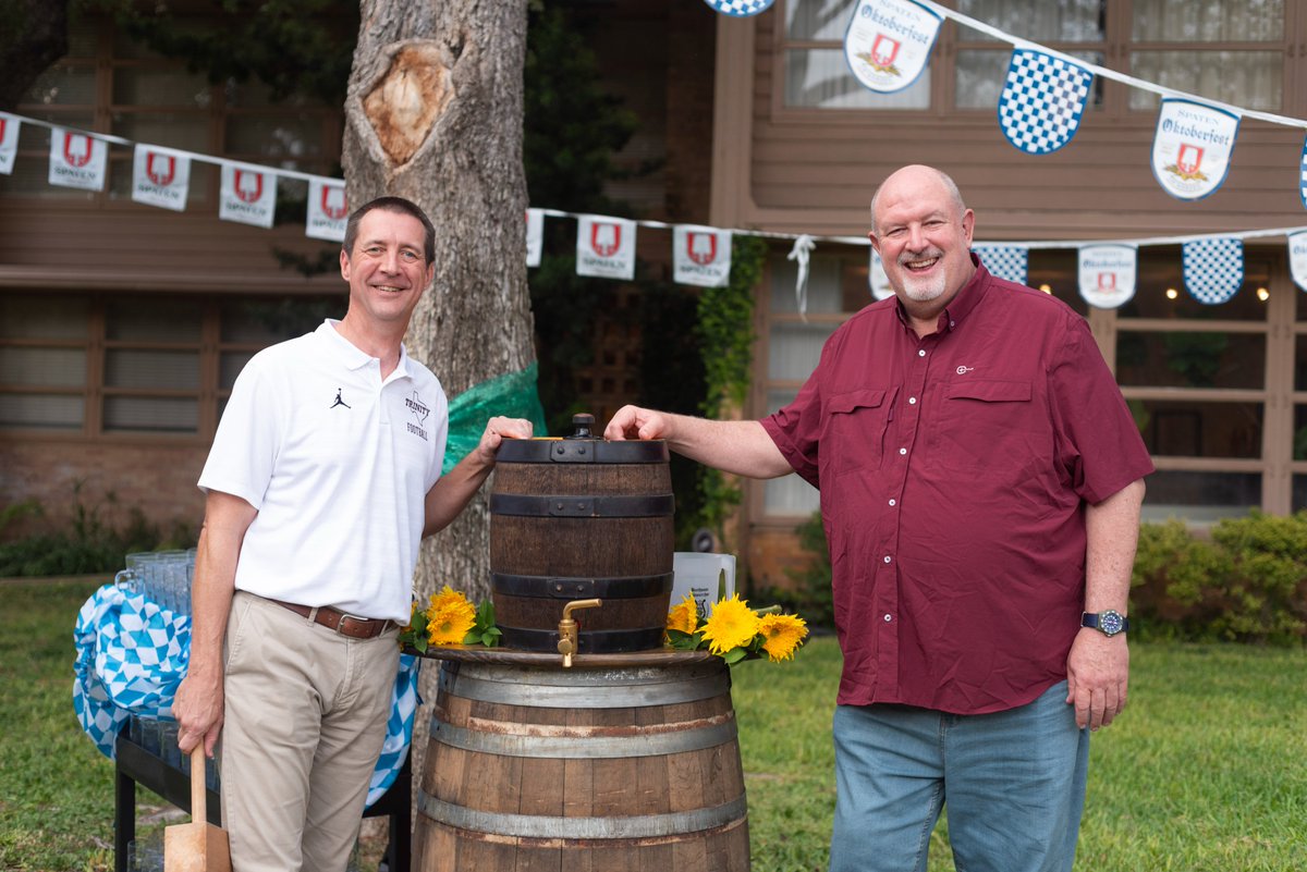 TrinityUAlumni's tweet image. This year’s #TUAlumniWeekend Block Party transformed Oakmont into Oaktoberfest, a Bavarian-inspired celebration filled with food, games, music, and tradition. Prost to great memories, old and new!

View more photos at trinityuniversity.smugmug.com/Events/Events-….