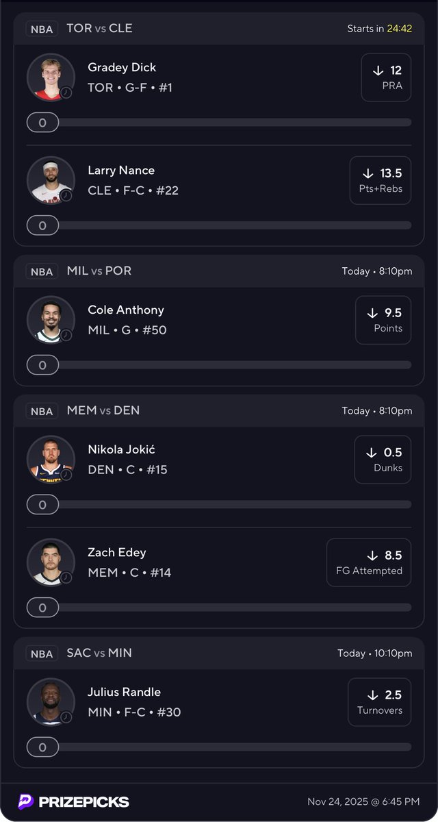 agent_meshi's tweet image. NBA 🏀 25x under

let’s get a 25x bang on X 🫡🧹💸

🔗: prizepicks.onelink.me/gCQS/shareEntr…

❤️ if tailing.

when this cashes you join discord. link in bio

#PrizePicks #GamblingX #PlayerProps #NBA 
#NBAPicks #Under