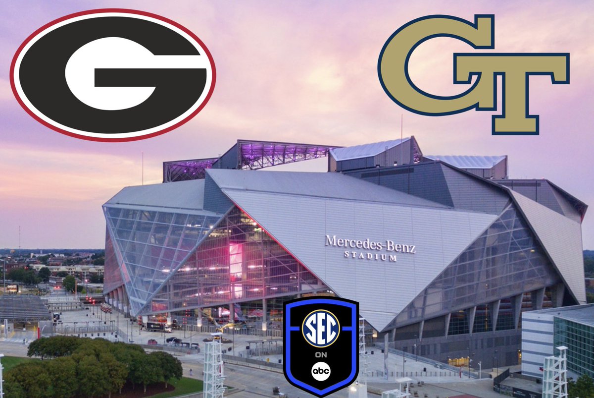 SSN_UGA's tweet photo. 🔴Week 14🔴
Clean, Old-fashioned Hate
🆚 the enemy
📍The Benz. (lol)
⏰ 3:30pm Friday
📺 ABC
🔐 UGA- 12.5 o/u 59.5
Dawgs look to win their 8th in a row vs the Jackets.
This century the Dawgs are 20-4 vs tech.. #GoDawgs #THWt https://t.co/xqHMyQDXae