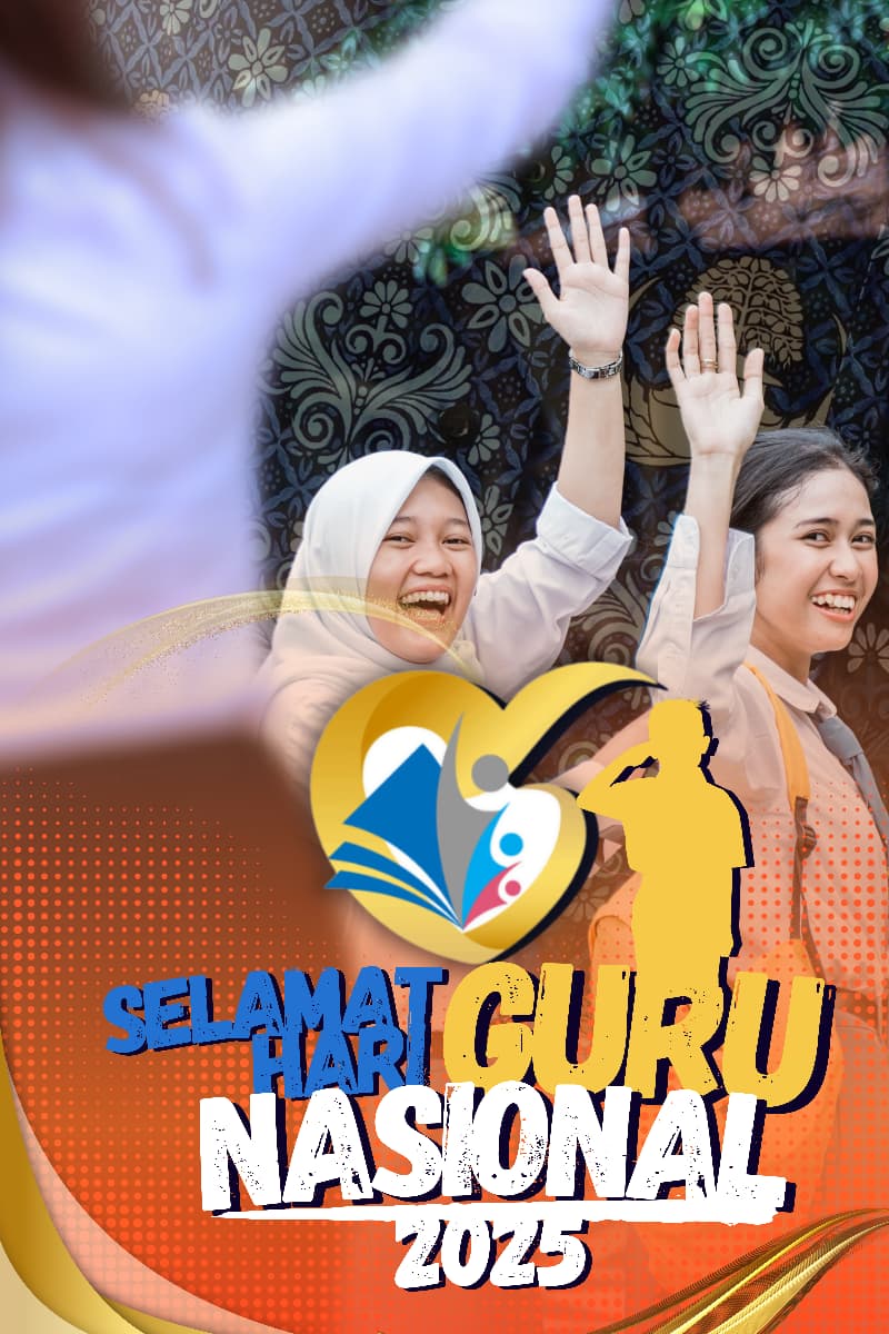 Selamat Hari Guru Nasional 2025

Dengan ketulusan dan dedikasi, para guru menjadi pelita dalam setiap langkah generasi bangsa. Mari terus kita hormati dan muliakan para guru pahlawan tanpa tanda jasa, penjaga peradaban, dan penggerak kemajuan negeri.

#HariGuruNasional2025