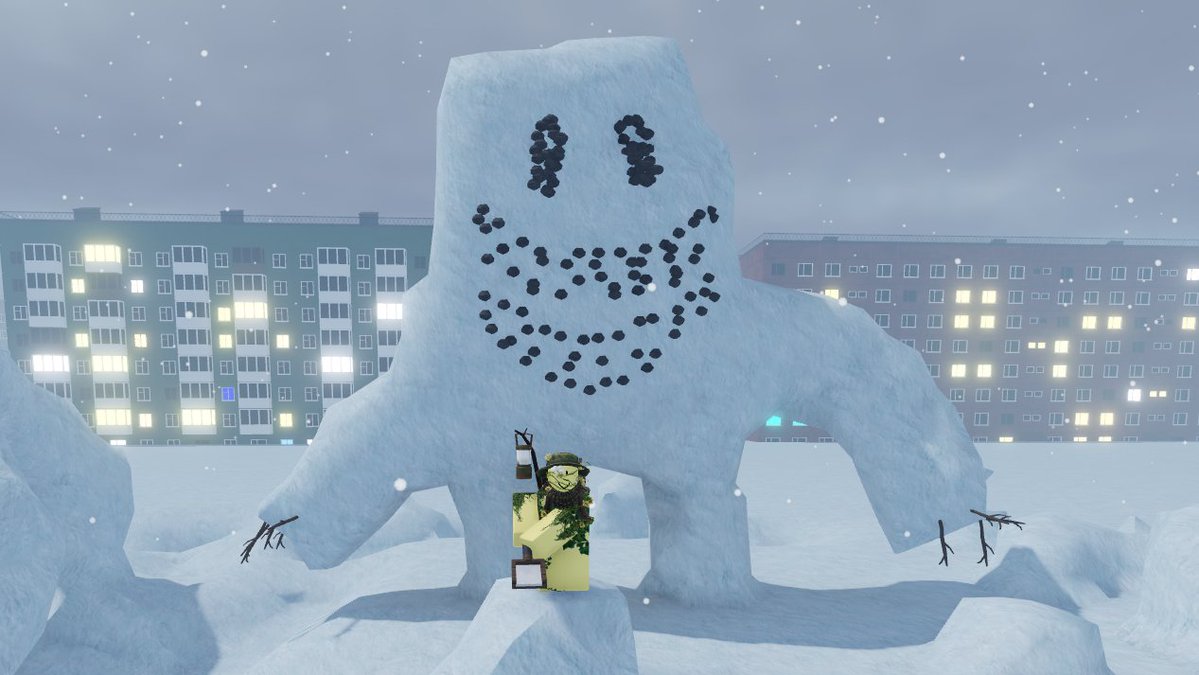 my stupid chud son turned into a snowman