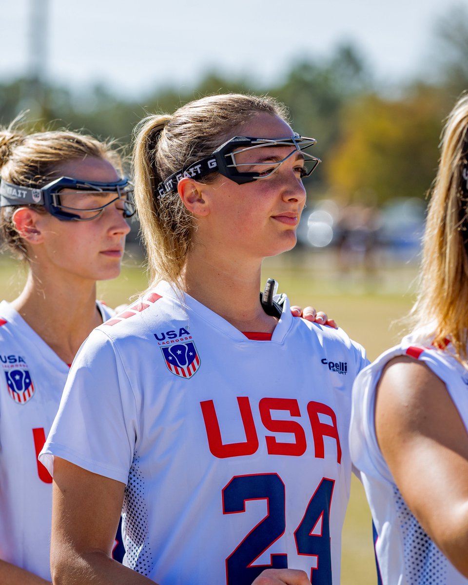 NULax's tweet photo. USA 🔴⚪️🔵

Madison Taylor, Izzy Scane, and Kendall Halpern all competed with Team USA this weekend in Florida at Training Camp in preparation for the ‘26 World Games in Tokyo. https://t.co/L0LFFgzFs8