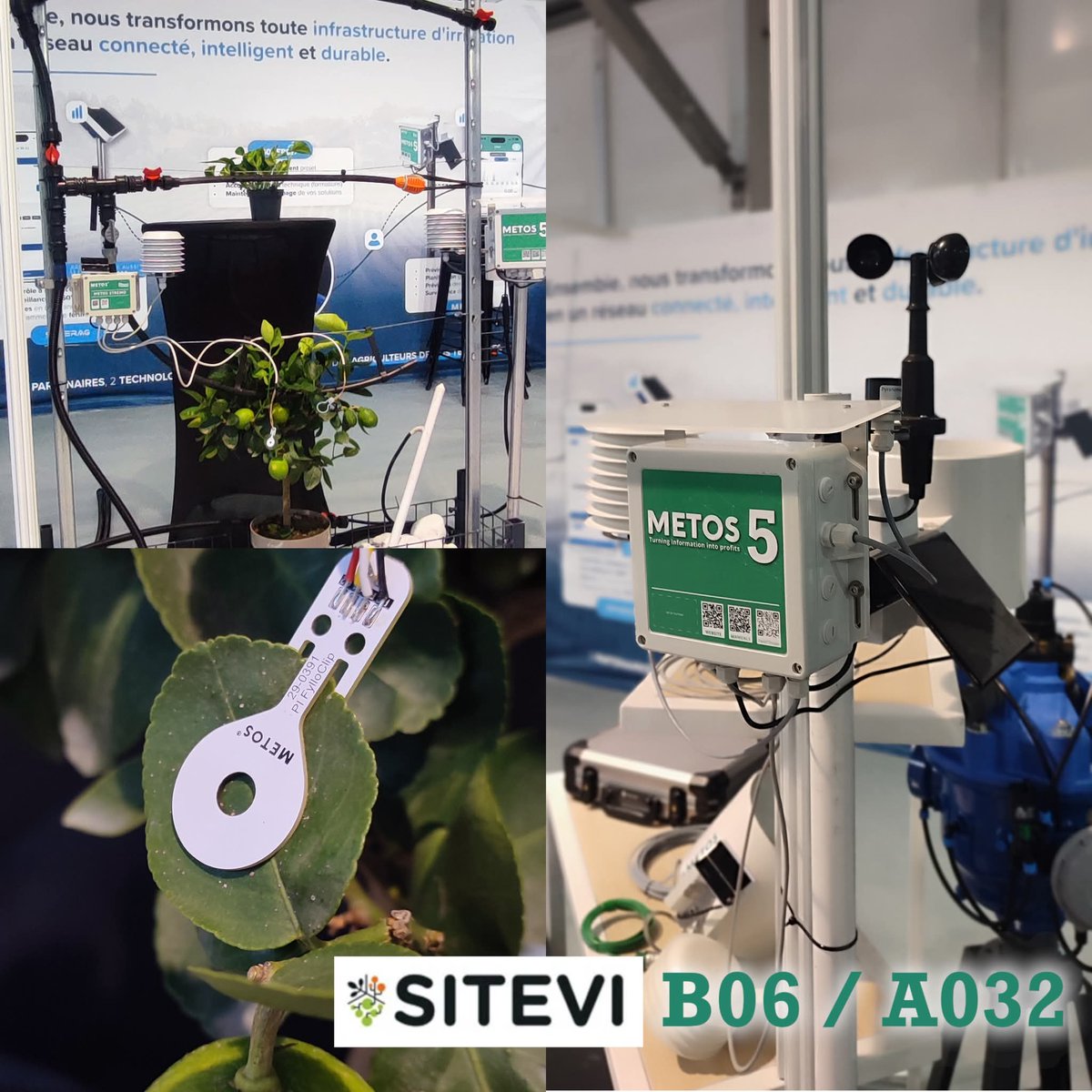 Setup pour le #SITEVI 2025 Avec La Station météo #METOS_5, la pince #Dualex, les Fyllo-Clips #METOS_STREMO ainsi que le #METOS_TSM - du 25 au 27 Novembre hall B06/A032
<a href="/metos_austria/">METOS® by Pessl Instruments</a> Avec <a href="/Soverdi82/">Soverdi</a> er <a href="/spheragiot/">SPHERAG 💧</a>