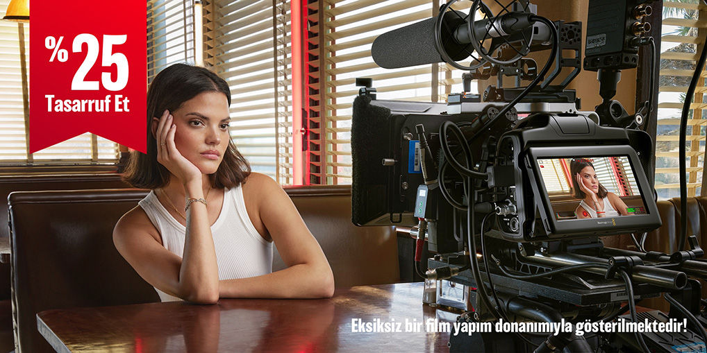Blackmagic Cinema 6K ve Blackmagic Pocket Cinema Camera 6K’da %25 İndirim! Şimdi, doğru cilt tonları ve canlı doğal renkler veren 6K bir sensörü olan, üst düzey bir dijital film kamerasına geçin. Vergiler hariç US$1.495’dan başlayan fiyatlarla. Sınırlı süreli özel fiyat!