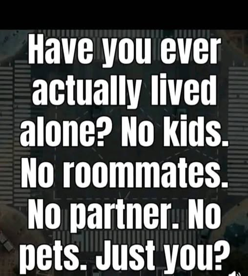 PecanC8's tweet image. Have you? 👇👇

I did when I first moved out of my parent&apos;s house. Lasted a few months. 😁