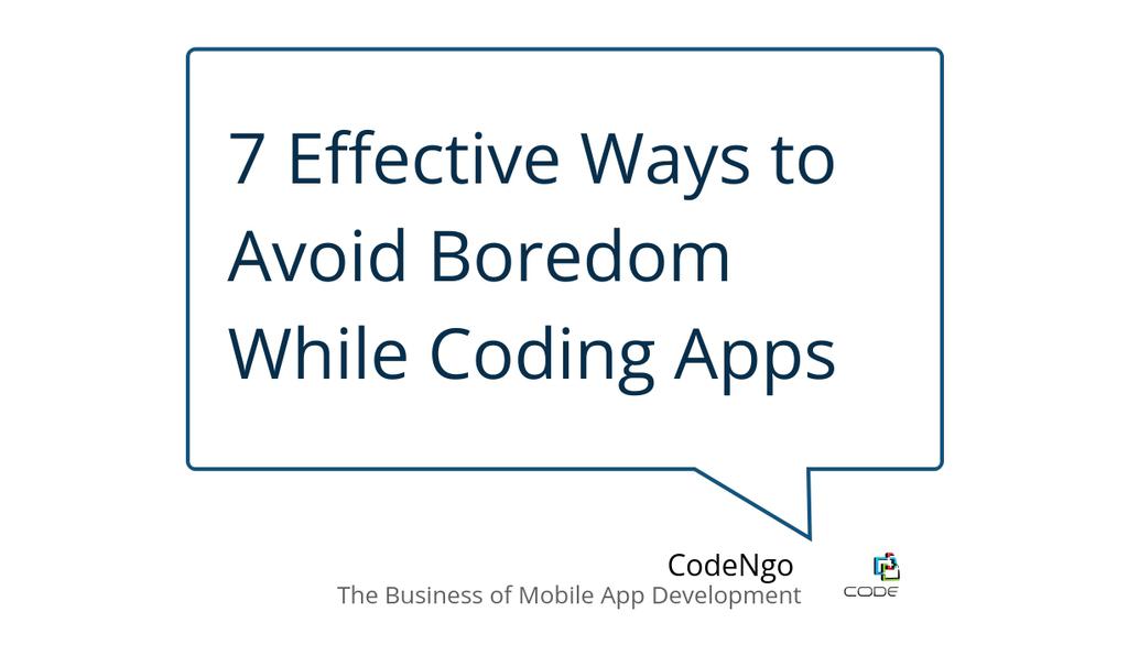 codengo_com's tweet image. Try lo-fi beats, classical music, or even coding playlists on Spotify to stay focused without getting bored.

Read more 👉 lttr.ai/AlY5h

#AvoidBoredom #7SimpleStrategies #StayFocused