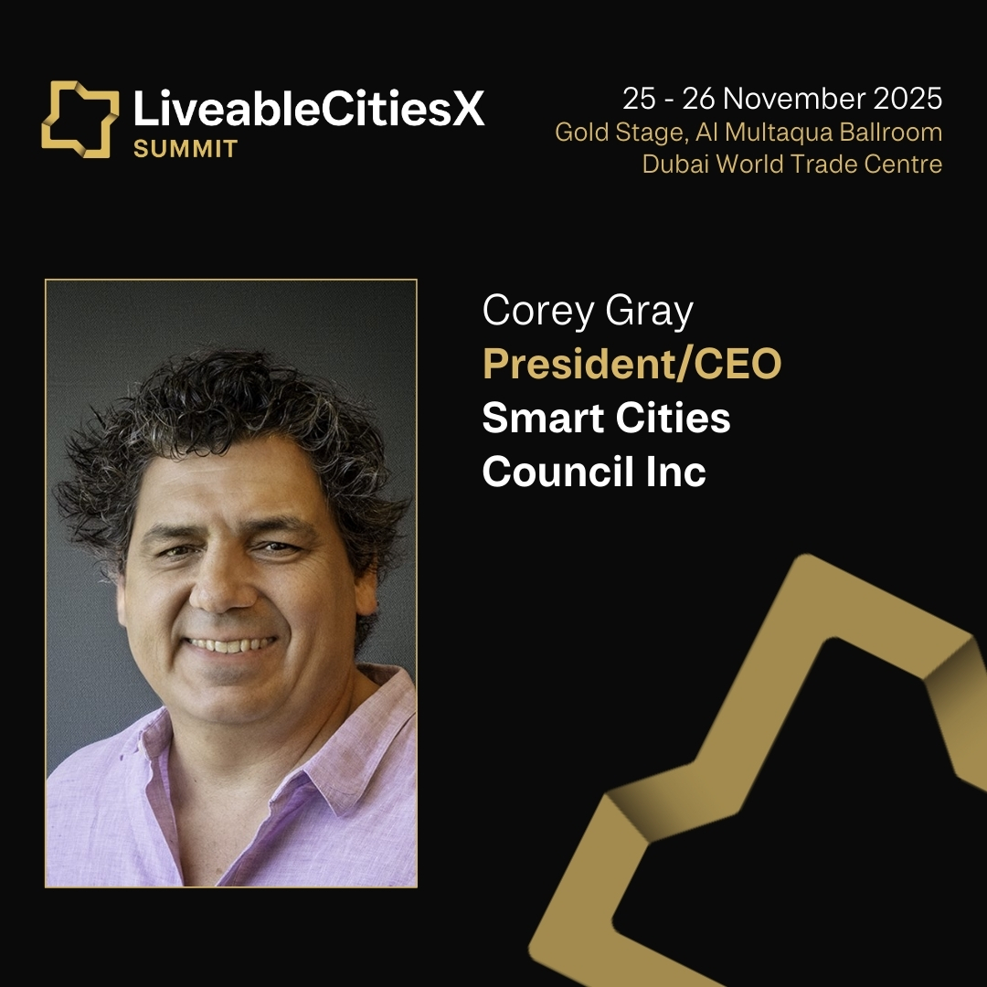At #LiveableCitiesX 2025, Corey Gray of Smart Cities Council joins global leaders to explore how cities can move beyond tech—embracing healthspan, culture, identity &amp; belonging as core metrics of success. Smart isn’t enough. Cities must feel alive. #Placemaking #UrbanInnovation
