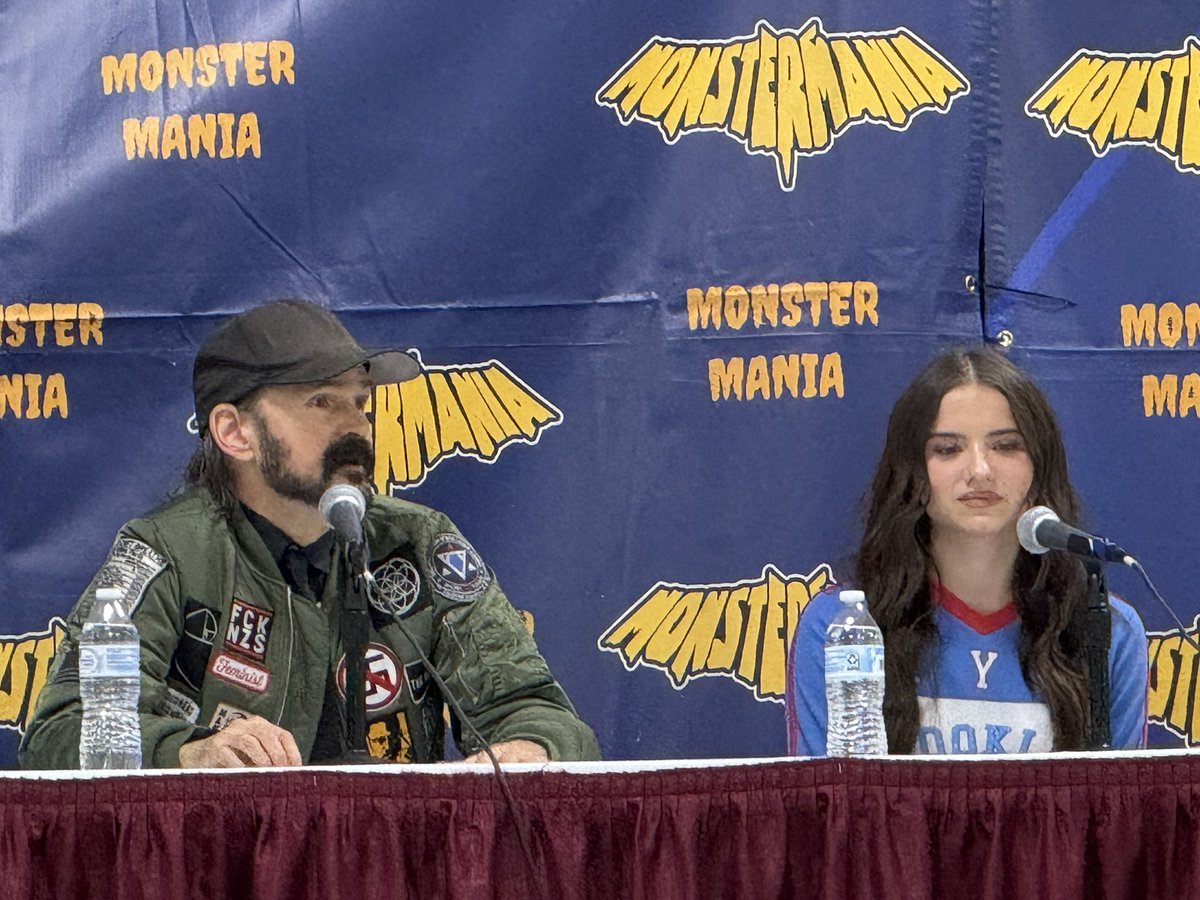 kand1974's tweet image. #MonsterManiaCon #MutantFam

Great panel with The Black Phone’s Madeleine McGraw (Gwen) and Jeremy Davies (Dad - Terrence). They are awesome people.