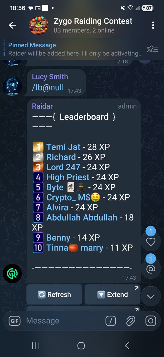 ZygoFrog's tweet image. Current leader board!
$zygo $bnb