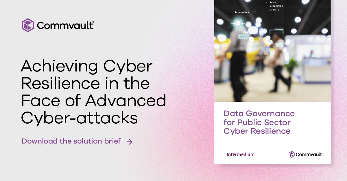 Stay one step ahead of adversaries and minimise the risk of damaging cyberattacks by operationalising #datagovernance.

The solution brief draws from government-issued information and guidance material for building #cyberresilience in today’s environment. bit.ly/47BH4kd