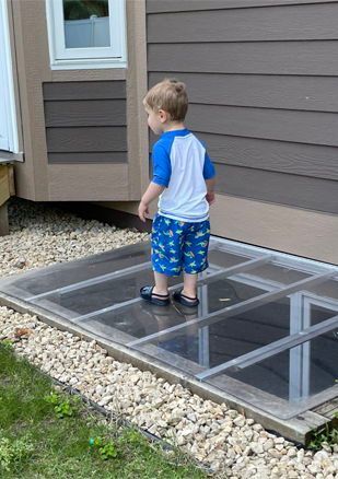 windowwell's tweet image. Look at this little guy taking a stroll! Safety is one of our watchwords. We are serious about safety here--we know kids will do the crazy things so we will help you prevent harm to your family and pets where we can. Call us at 262-740-7220, and we will get you started.