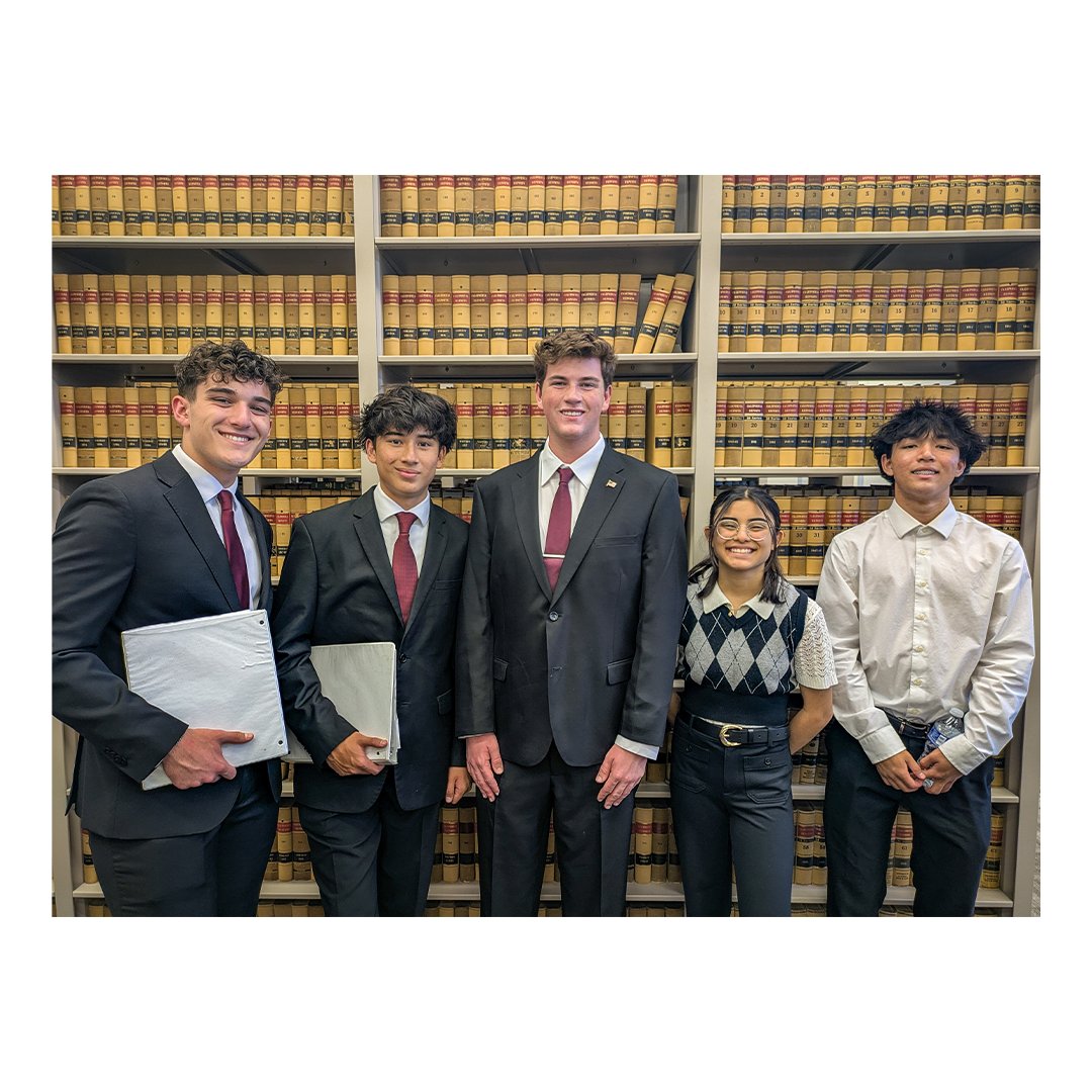 TrinityCCA's tweet image. 🗣️ Our Rhetoric students recently stepped into the courtroom for a mock trial—showcasing critical thinking, confidence, and persuasive communication. This is one of the many ways we mold students into thoughtful, articulate young men and women. Way to go, students! ⚖️
