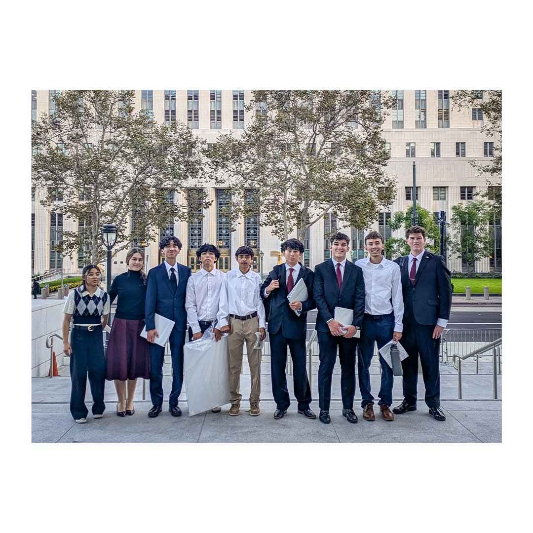 TrinityCCA's tweet image. 🗣️ Our Rhetoric students recently stepped into the courtroom for a mock trial—showcasing critical thinking, confidence, and persuasive communication. This is one of the many ways we mold students into thoughtful, articulate young men and women. Way to go, students! ⚖️