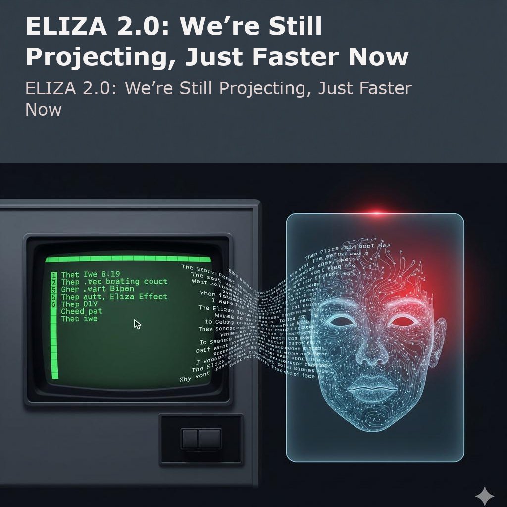 SyntaxAegisBlog's tweet image. #AIReflections #HumanProjection #AlignmentTech #DigitalEmpathy #MachineMirrors
syntaxaegis.substack.com/p/eliza-20-wer…