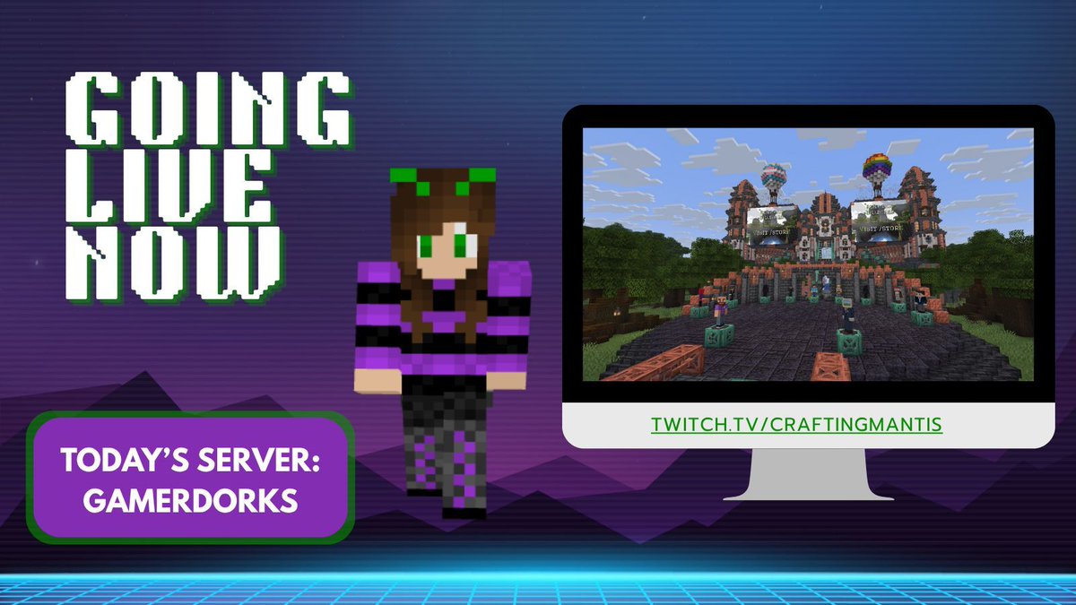 Perfect timing for some GamerDorks survival fun! 

Get ready to explore the Otherworld and gather resources today with @CraftingMantis
Grab a snack and join us!

👉 twitch.tv/craftingmantis