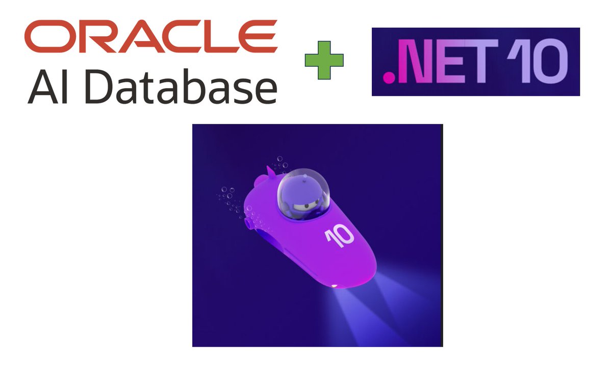 OracleDOTNET's tweet image. 🧨Oracle EF Core 10 has been released! Download it from NuGet Gallery and learn more about the new release. 🎉medium.com/@alex.keh/anno…
@efmagicunicorns