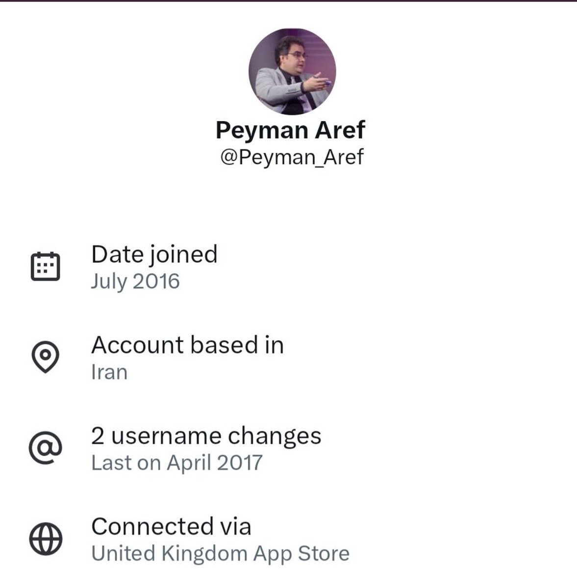 InfoMansour's tweet image. پنج سال پیش گفتم که این بی شرف از عوامل وزارت اطلاعات هست و امروز ثابت شد! 
#نه_به_جمهوری_اسلامی 
@Peyman_Aref