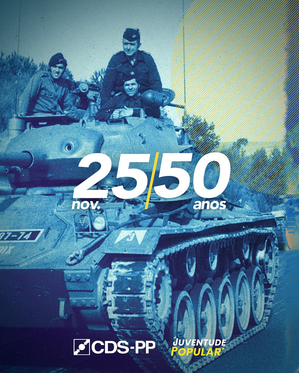 _CDSPP's tweet image. O dia que marca a verdadeira liberdade, o pluralismo, a vitória da democracia.

🇵🇹 Este é um marco que nos honra e cujos valores defendemos diariamente, num verdadeiro compromisso com Portugal.

💙 Feliz 25 de novembro!

#CDSPP #JuventudePopular #Direita #Portugal #25Novembro