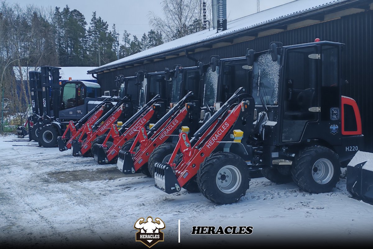 HeraclesGlobal's tweet image. H220 Has Arrived in Our Europe Warehouse!
The new batch of Heracles H220 wheel loaders is now fully stocked in our Europe warehouse.
Ready for fast delivery, reliable performance, and strong support across Europe.
#HeraclesH220 #CompactLoader #FarmEquipment #Multifunctional