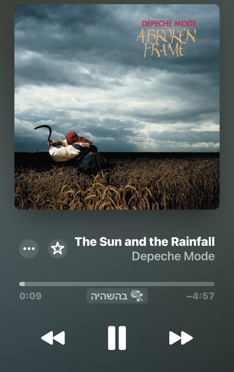 MaimonDavid's tweet photo. You're the one I like best, you retain my interest
You're the only one
If it wasn't for you, don't know what I'd do
Unpredictable like the sun
And the rainfall
Things must change
We must rearrange them
Or we'll have to estrange them…
#DepecheMode #AbrokenFrame https://t.co/wm7FpJyr2x