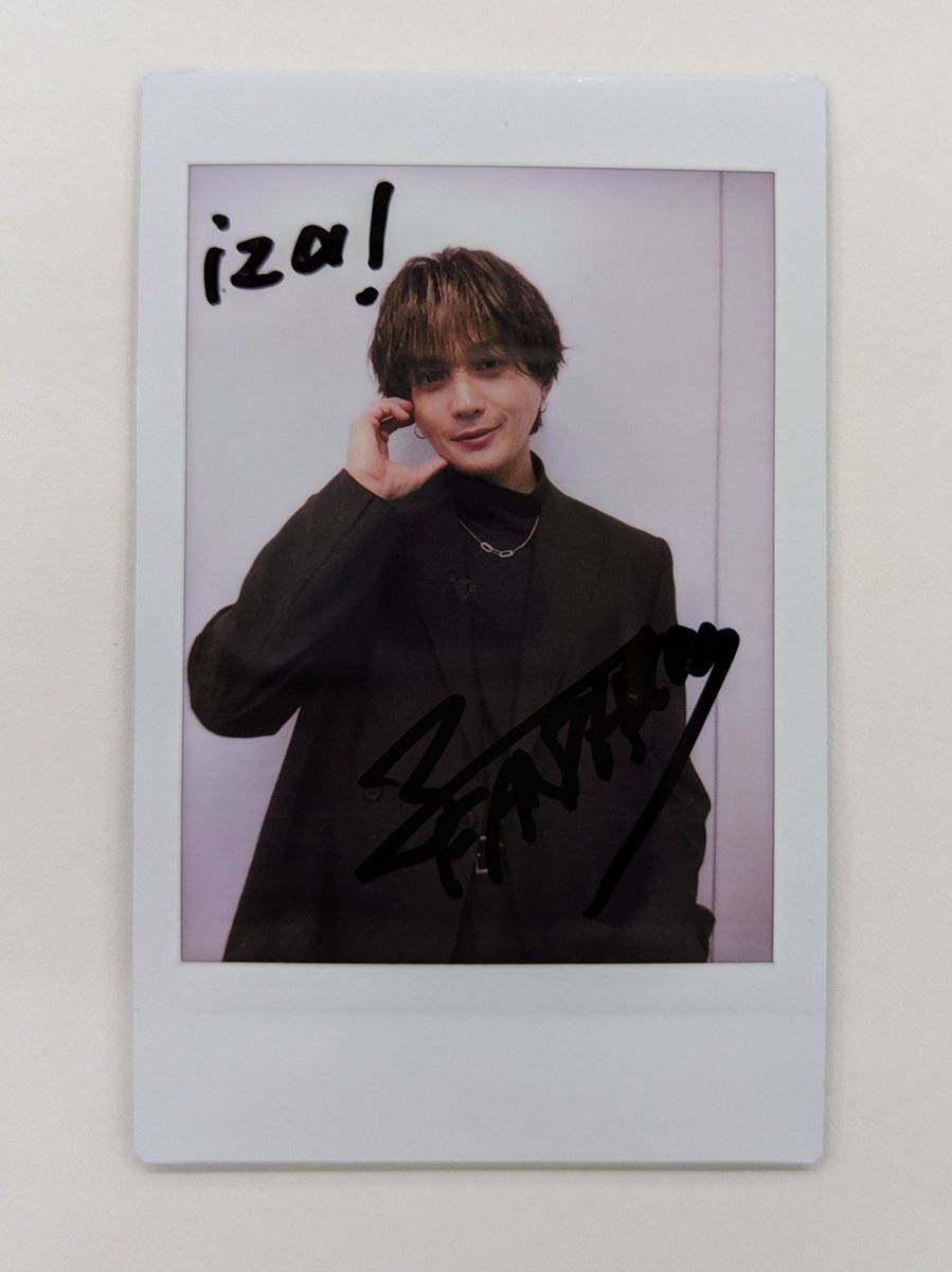 八木勇征サイン入りチェキ 推しが上司になりまして フルスロットル に出演中！ #八木勇征 さんの