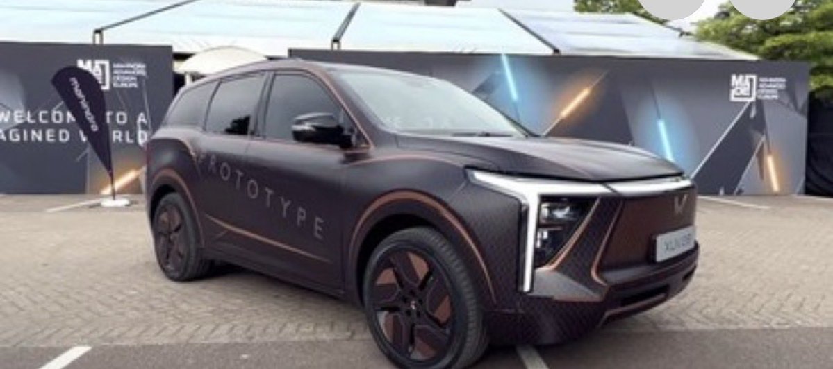 SibbalTechTalks's tweet image. #MahindraXEV9SLaunch
Absolutely pumped for this! 🔥 A seven-seater electric SUV from Mahindra sounds like a game-changer. Can’t wait to see the full reveal of the XEV9S—this sleek front design already looks futuristic! #MahindraXEV9SLaunch #EVRevolution