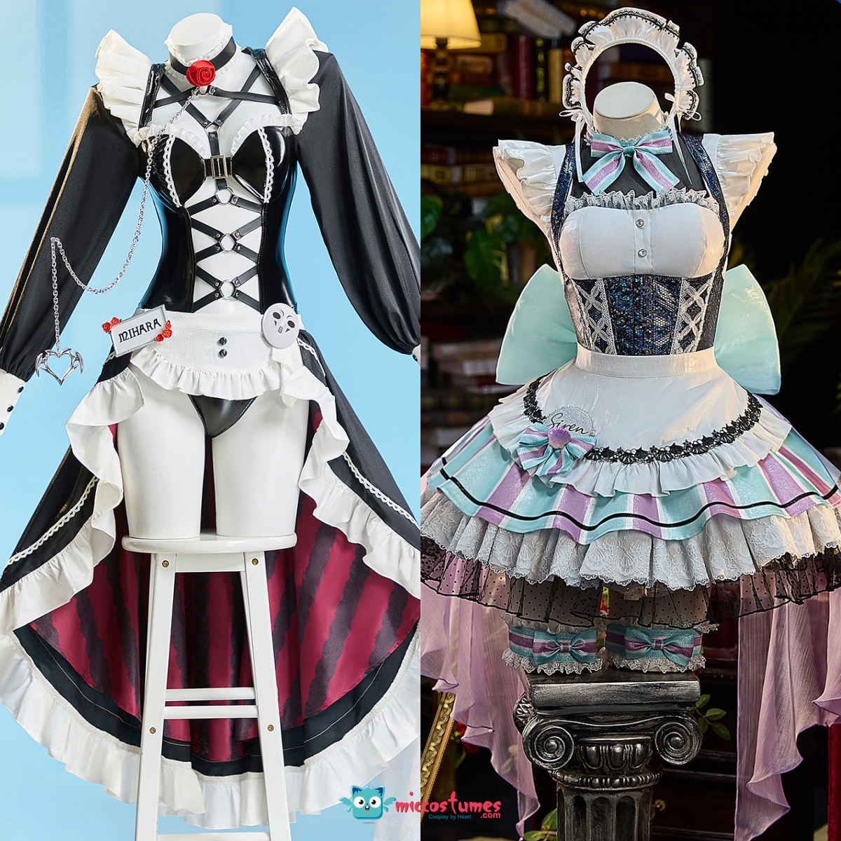 miccostumes's tweet image. Maid Mihara⛓ or Maid Siren🧜‍♀️?

🛒ow.ly/ZAW550XwIs6
-BFCM special Preorder Sale: up to 35% off-
#miccostumes #nikke #nikkecosplay #goddessofvictorynikke #miharacosplay #sirencosplay