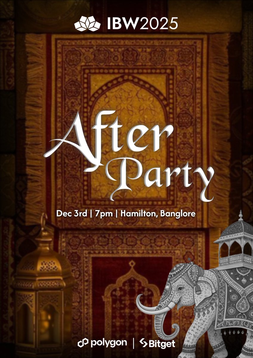 abhisheksk007's tweet photo. Cooked up a few concepts for the @IBWofficial Afterparty Poster!

@bitget @0xPolygon @rahulbhadoriya 

1. https://t.co/lhGT6HFftm