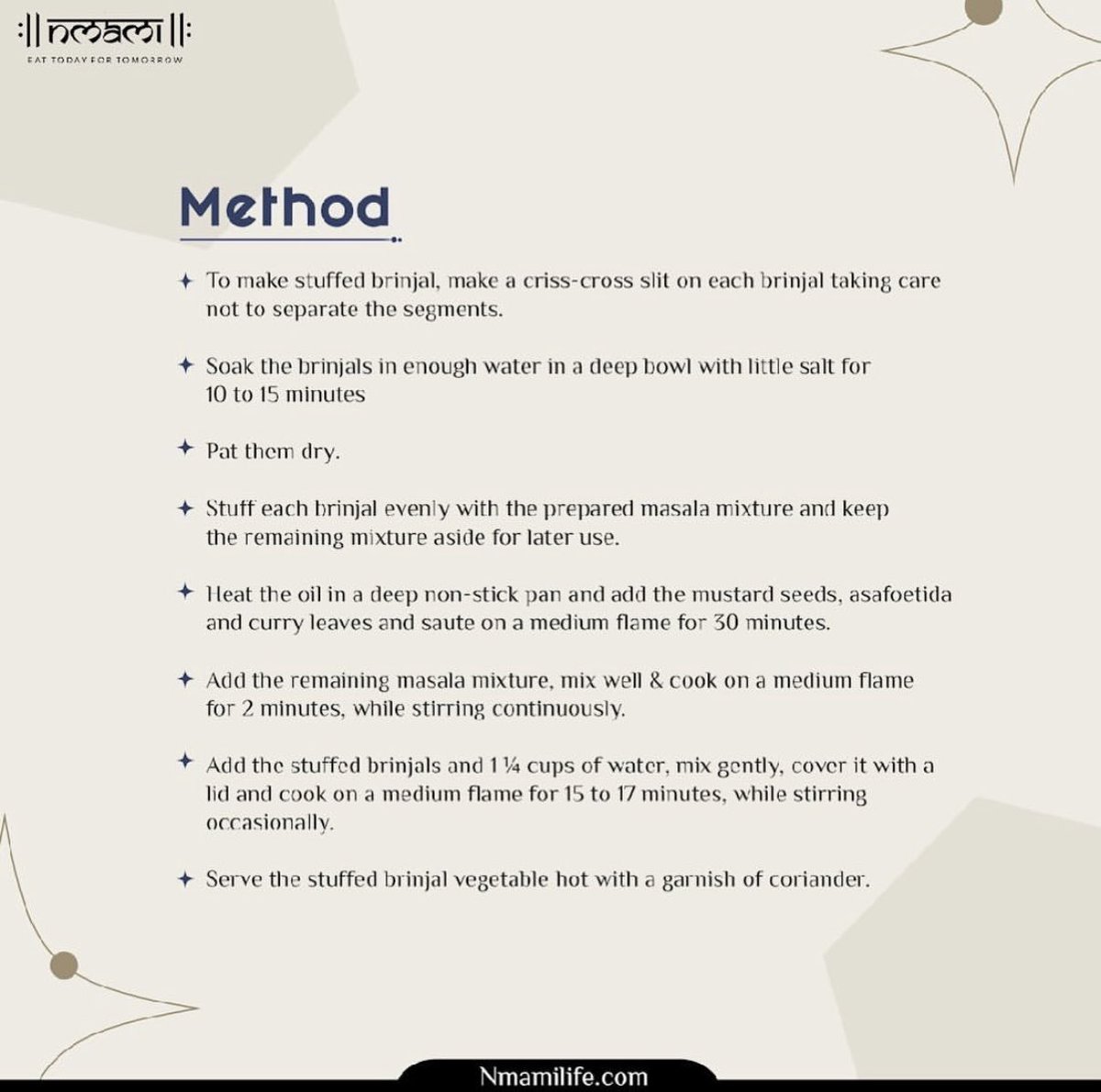 nmamilife's tweet image. Recipe of the day 
—
Brinjal, also known as eggplant, is a nutritious vegetable that provides a range of health benefits. Try this recipe today and see how it comes out.
—
#Nmamilife #NmamiLifeGirl #EatTodayForTomorrow #Nutrition #Nutritionist #Diet #Dietitian #Health #Lifestyle