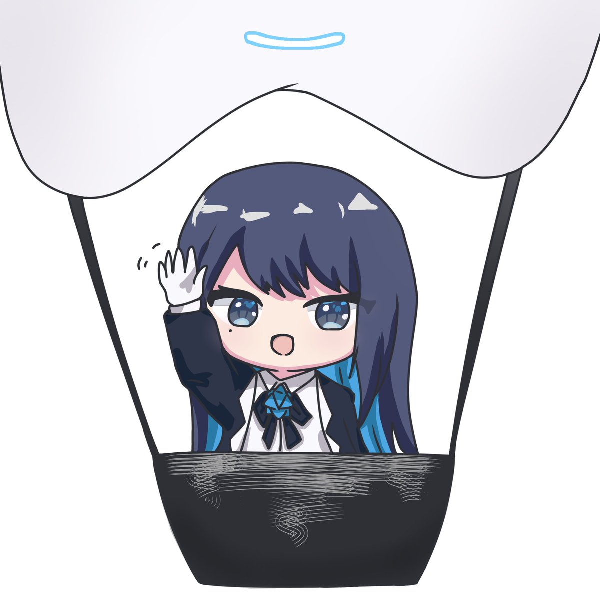 はちゃん気球🦷🎈 #Ado #Adoart #Adoよだか