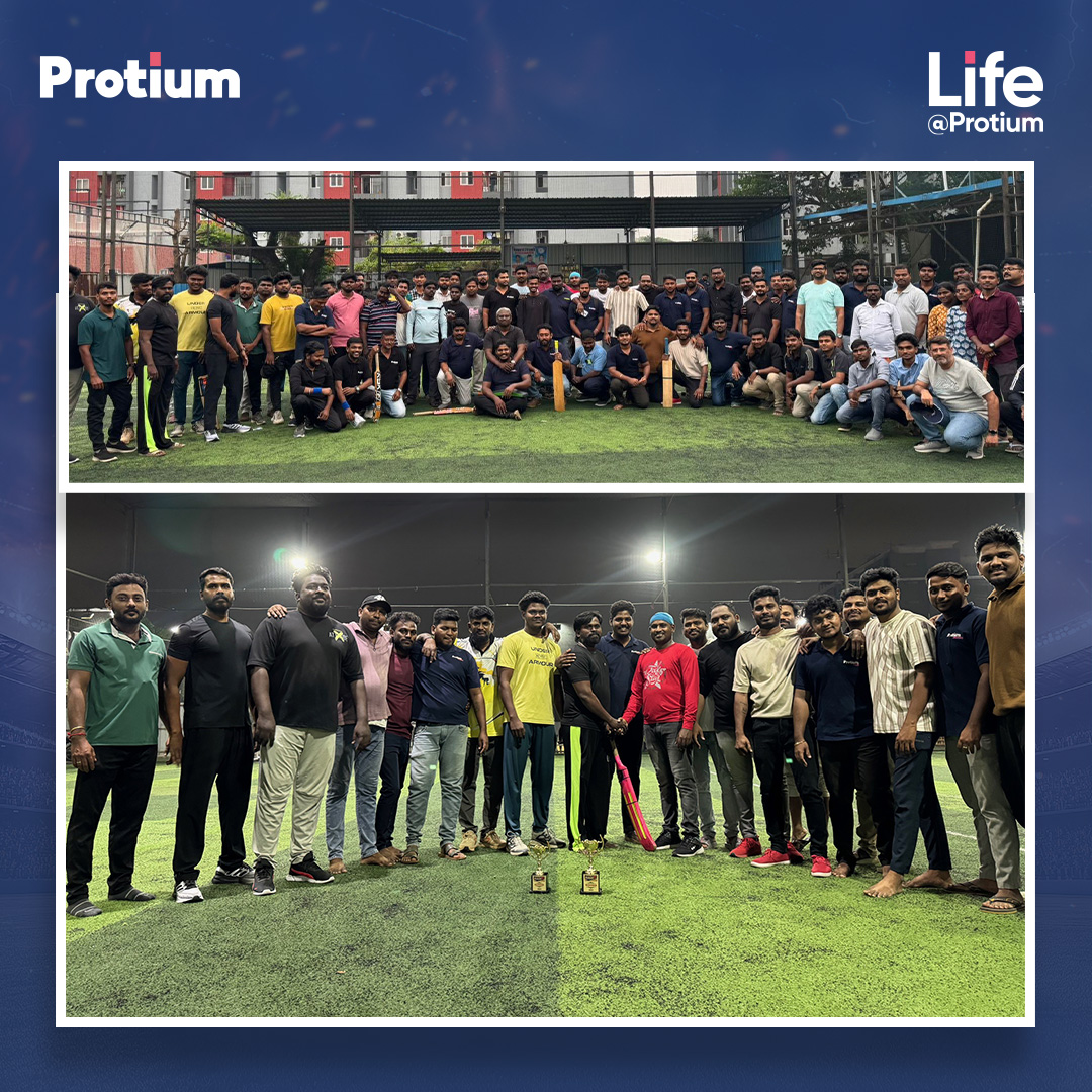 The South Indian sun wasn't the only heat at the match! The #Protium Tamil Nadu team brought incredible energy to the cricket pitch, demonstrating that the same sharp focus and unified game plan we use to deliver at office is applied to every competitive challenge. Great teamwork