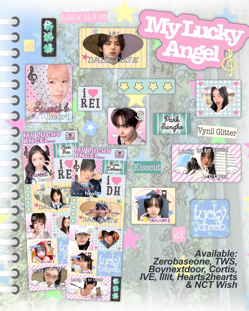 shinyuneko's tweet image. RTs &amp;amp; likes are appreciated...

My Lucky Angel Sticker 🪽
        @ 99lovestudio
ZB1 : TWS : BND : CORTIS :  NCT WISH : IVE : ILLIT : H2H

Non-custom: bit.ly/MyLuckyAngelPO
Custom: bit.ly/MyLuckyAngelCu…

🌐 WW/GO please dm, must have ina address!

25 Nov - 01 Des 2025