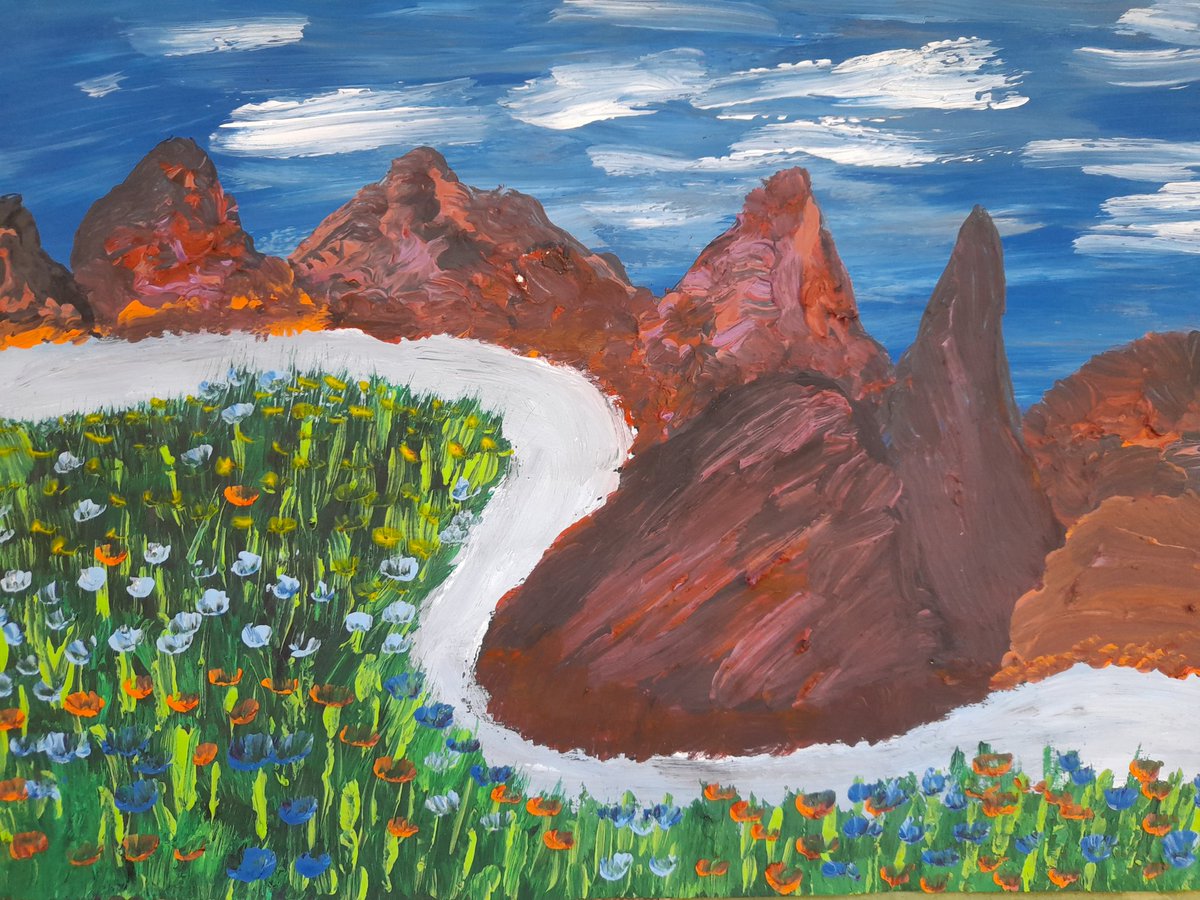 siriananpape's tweet photo. A field of flowers in a valley river
November 2025
Watercolor painting by siriananpape ๐จ
#watercolorpainting #art #worldclassart #work #thaipainter https://t.co/ySdCn5z2uI