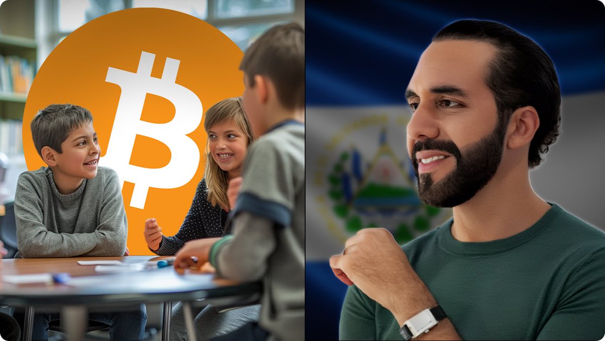 🚨BREAKING: 🇸🇻 El Salvador Becomes First Country To Teach Bitcoin To Students Aged 7 And Older.

EL SALVADOR TEACHES BITCOIN TO KIDS 🚀