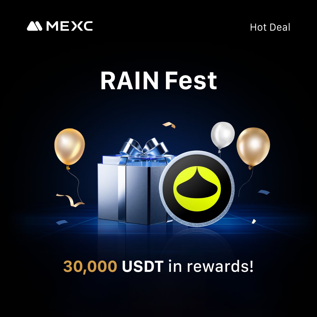 MEXC_Listings's tweet image. 🎁 MEXC $RAIN Fest Now Live! @Rain__Protocol 

➤ Prize Pool: 30,000 $USDT
➤ Nov 25 - Dec 9

👇Join NOW:
mexc.com/campaigns/RAIN…