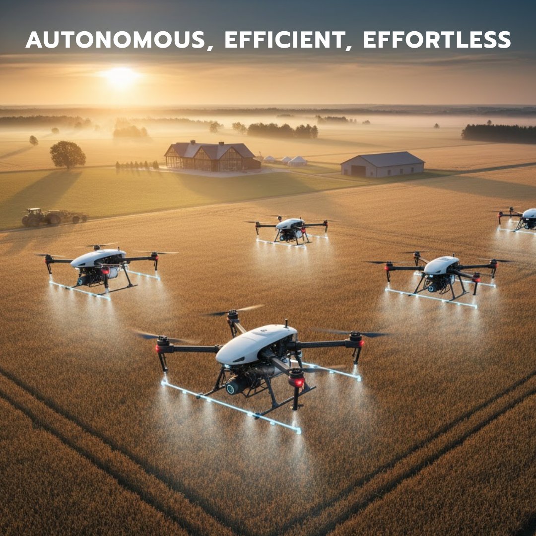 UMarketpla43168's tweet image. Farming made easier with drones! 
Smart, fast, and super efficient.
The future of agriculture is in the sky.

zurl.co/bWX2i 
#AgriDrones #FarmTech #SmartAgriculture #DroneRevolution #AgriFuture