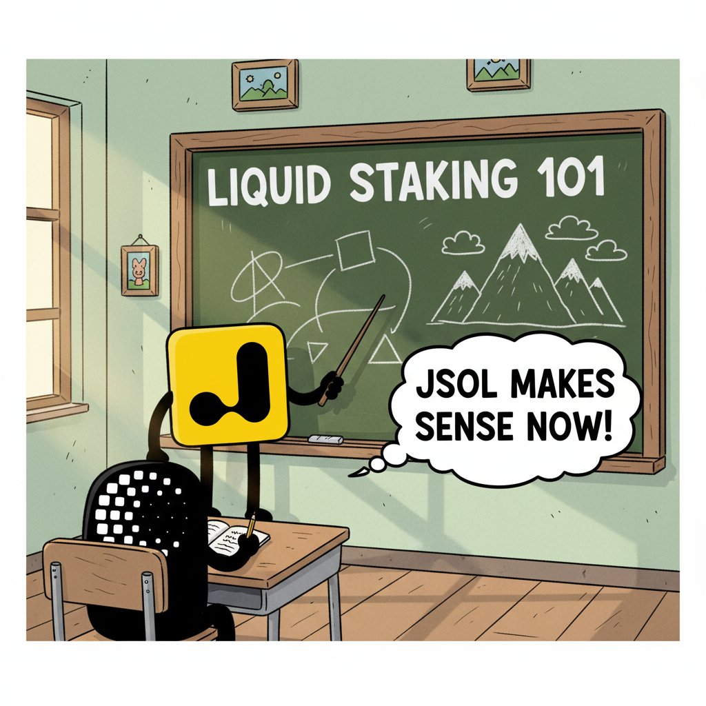 cryptex_sh's tweet image. Learning about JSOL just got a lot more fun ,with a little help from our mascot, even the trickiest topics make sense now. 

One step at a time, we’re making staking simple for everyone!

Got a fun teaching moment or a JSOL ‘aha!’? 
#JSOL #LiquidStaking #JPool