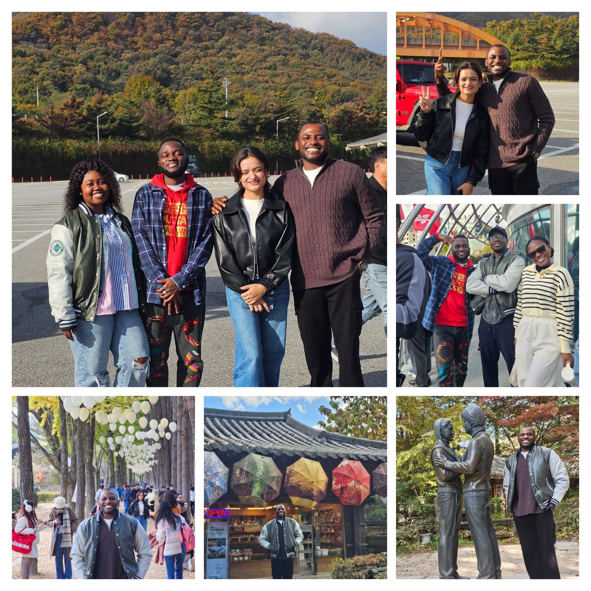 Victorokeke_'s tweet photo. Every season here feels like the only season that matters. That's the trick of beautiful places; they make you believe in the present. [POV: Our Korean language teacher took us to Nami Island] https://t.co/5fAtLqJF97