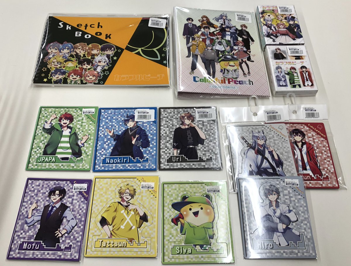 カラフルピーチ グッズ 紙類 🍑入荷情報🍑 カラフルピーチ（からぴち） マグネット・メモ帳など紙類