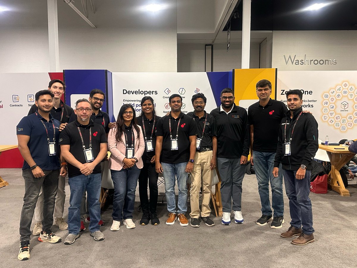 ZohoCreator's tweet image. 🇨🇦 @Zoholics Canada ’25 in Toronto showcased how low code and AI continue to reshape the way organizations build and innovate. Partners, customers, and teams came together for meaningful conversations and hands-on sessions that highlighted practical, real-world impact. A big…