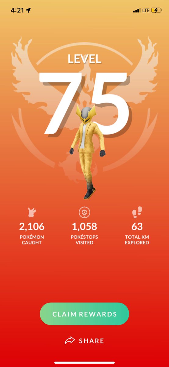 made it to 75! 
Much mahalos to the friends who’ve opened my gifts.
Onward we go. 
Enjoying the journey 

#pokemongo