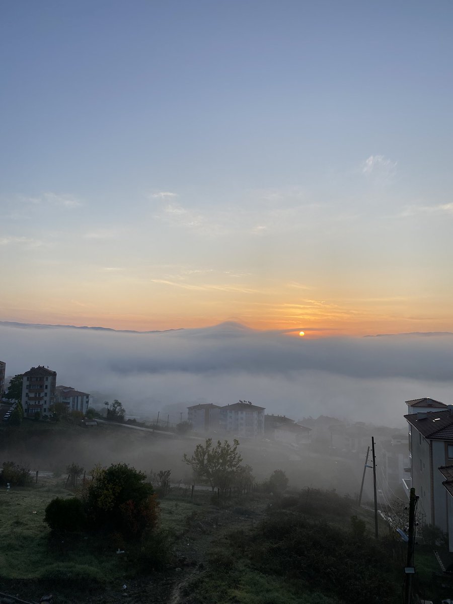 Bartın sabahından gün doğumu .