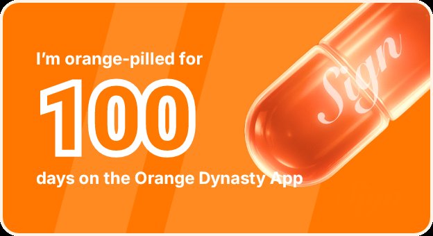 LightViewX's tweet image. Day 100 of seeing $SIGN on the Orange Dynasty App.

Not a single day missed and streak repairs😝 

 👀🧡🐉.Join the app and be a better version of yourself!
orange.sign.global/app?user=MO1MN…