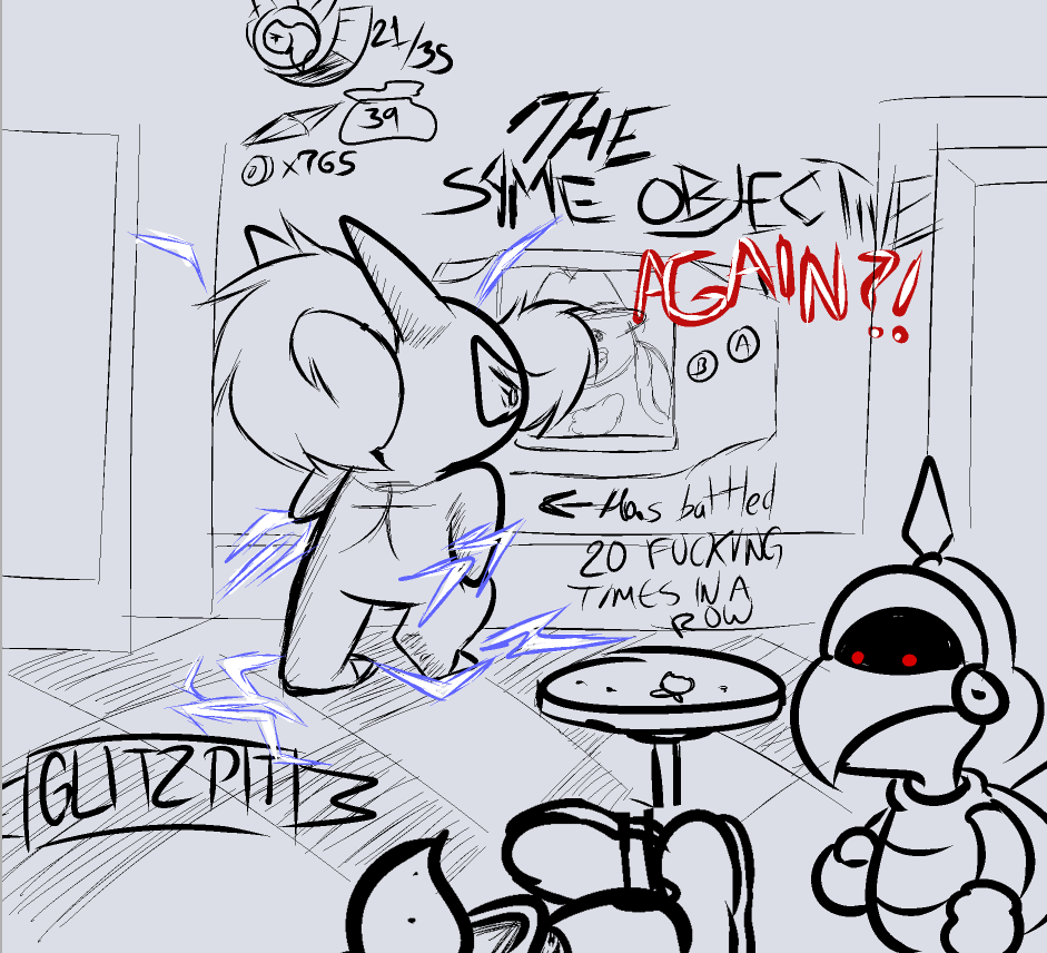 I skipped the chapter 2 cuz it had nothing remarkable to parody and at the very least CH3 had that glorified gauntlet