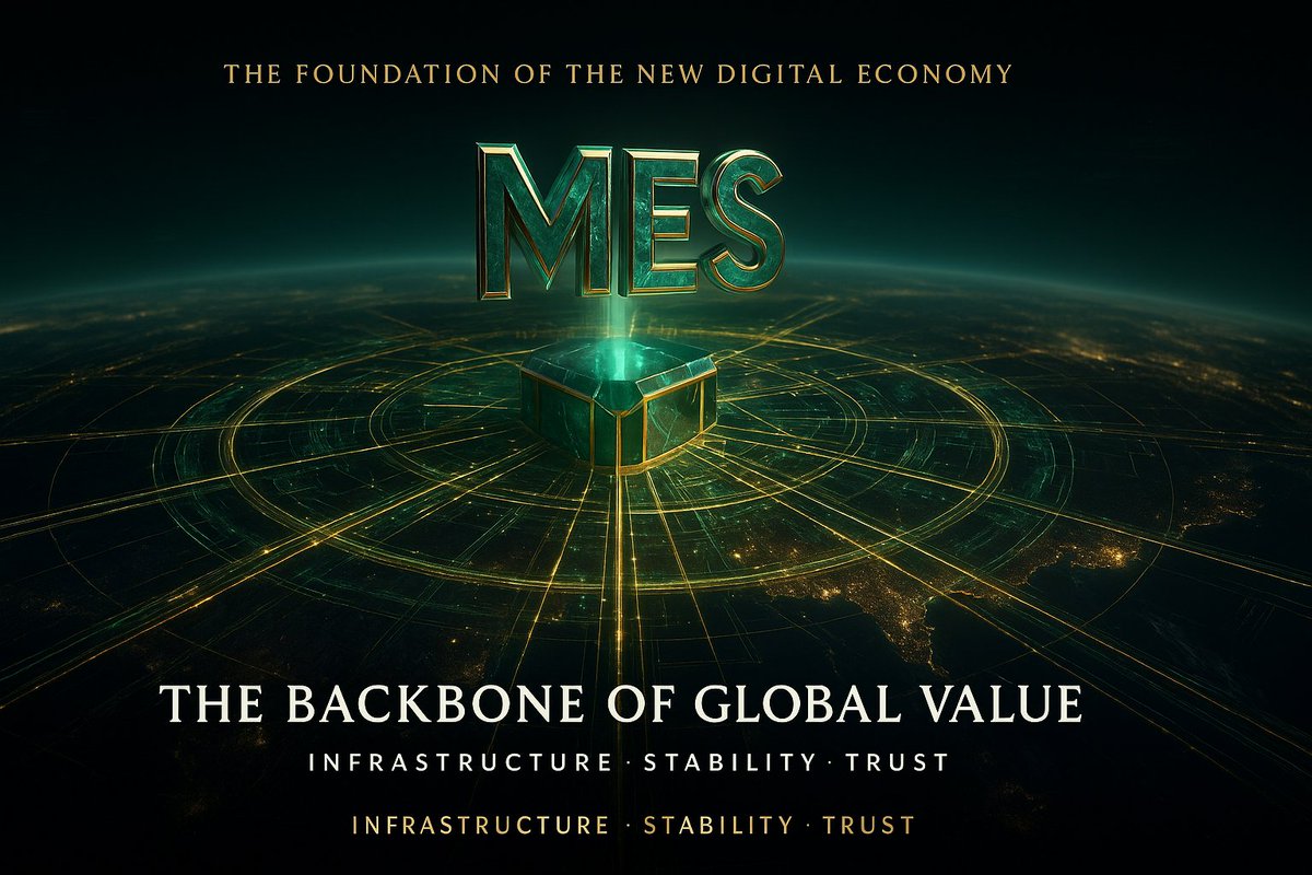 MESweb3's tweet image. 🏗️ MES is becoming the backbone of the digital economy.
⚡ Stability, intelligence, and global value engineered into one system.
💎 The foundation powering tomorrow’s financial world.
✨ MES where infrastructure becomes evolution.