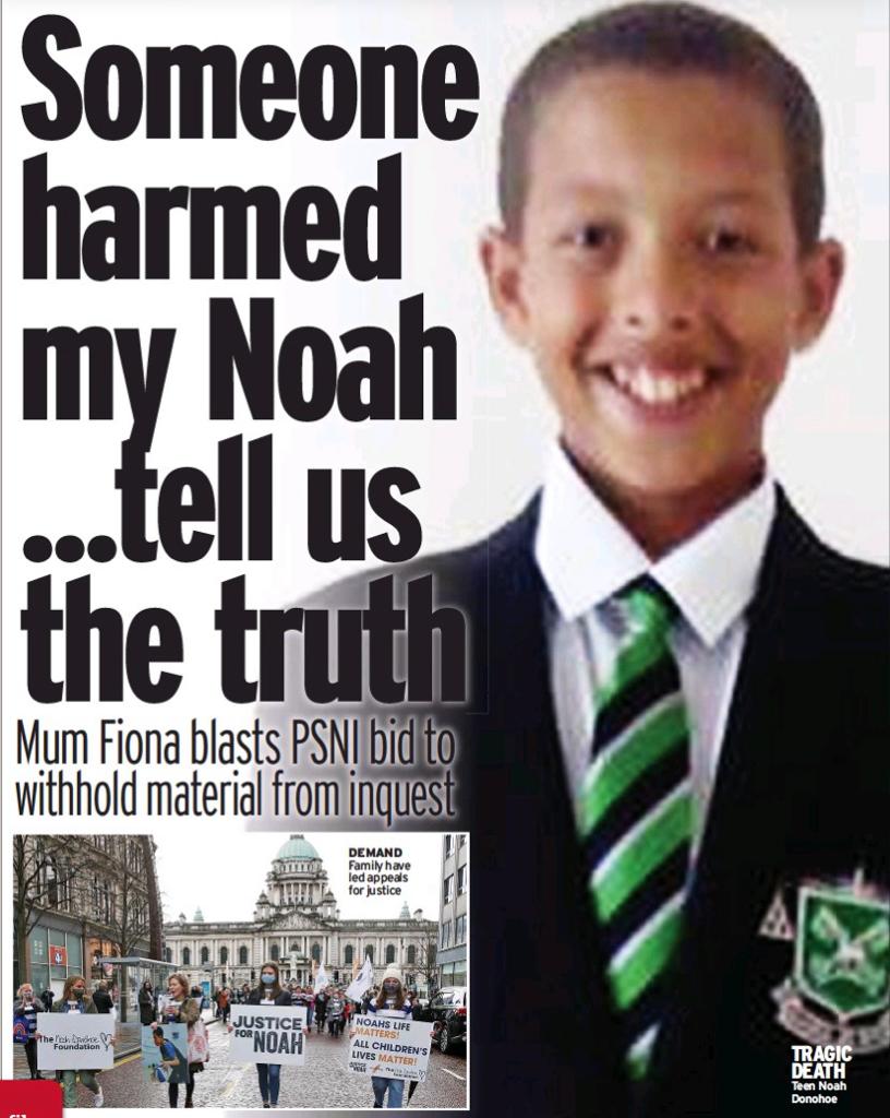 ChrisyMc4's tweet photo. #NoahDonohoe was 14 years old when his naked lifeless body was found 950m into a stormdrain June 2020 #Belfast #Ireland
Today #Noah should be here celebrating his 20th Birthday
May karma visit those responsible & those who remain silent
Shame on you all
#RememberMyNoah 💙 https://t.co/GZ8hjblEVP