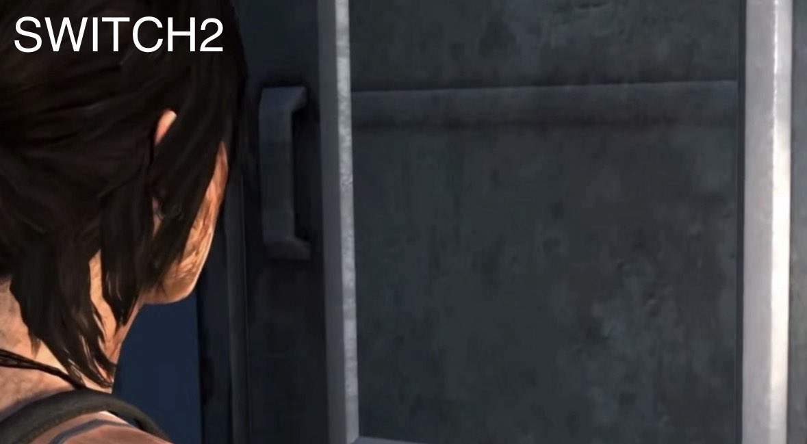 UnlimitedGamesX's tweet image. #TombRaider  : PS4 (2014) vs #switch2 (2025) 😶‍🌫️