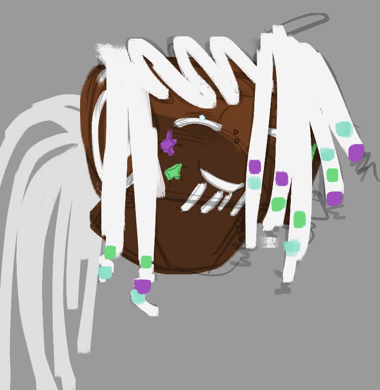 M0N0CHR0MEEEEE's tweet image. Repost: I love #cosmo’s redesign from my original piece… but istg Im too indecisive. 

#dandysworld